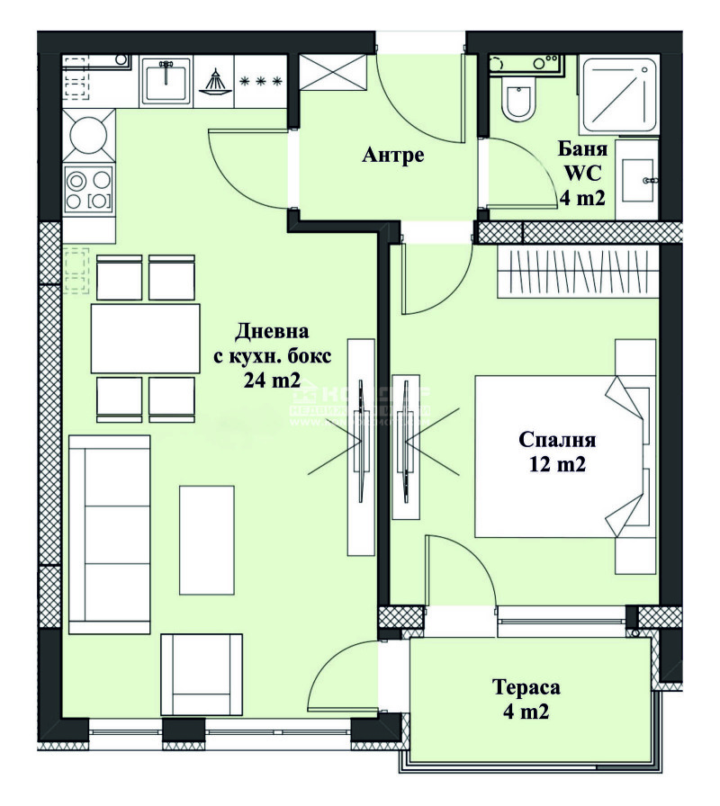 Продава 2-СТАЕН, гр. Пловдив, Христо Смирненски, снимка 3 - Aпартаменти - 38838679