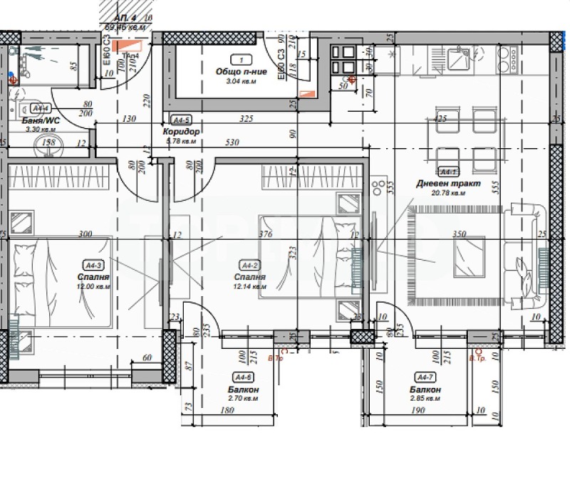 Продава 3-СТАЕН, гр. Варна, м-т Пчелина, снимка 5 - Aпартаменти - 48401059