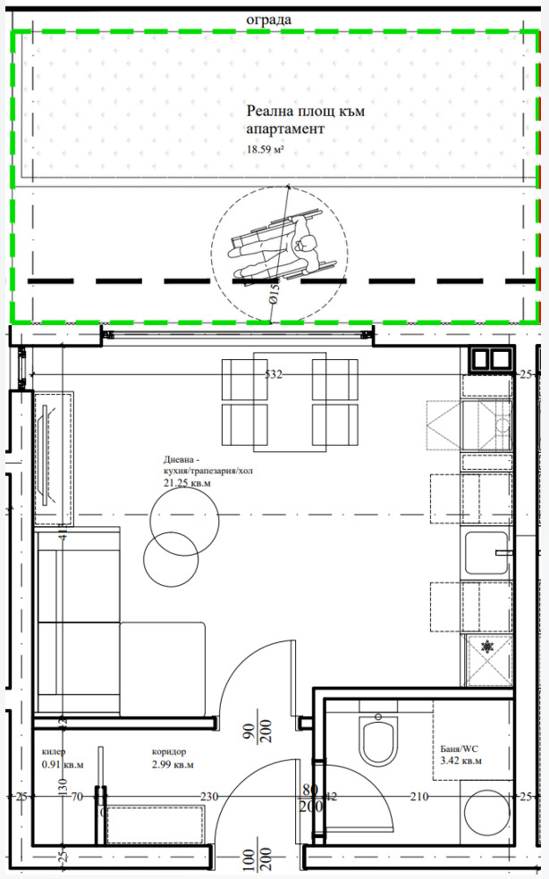 Продава 1-СТАЕН, гр. Варна, Възраждане 3, снимка 2 - Апартаменти - 53190670
