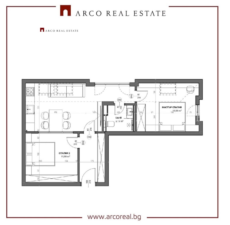 Продава 2-СТАЕН, гр. София, Модерно предградие, снимка 2 - Апартаменти - 53095937