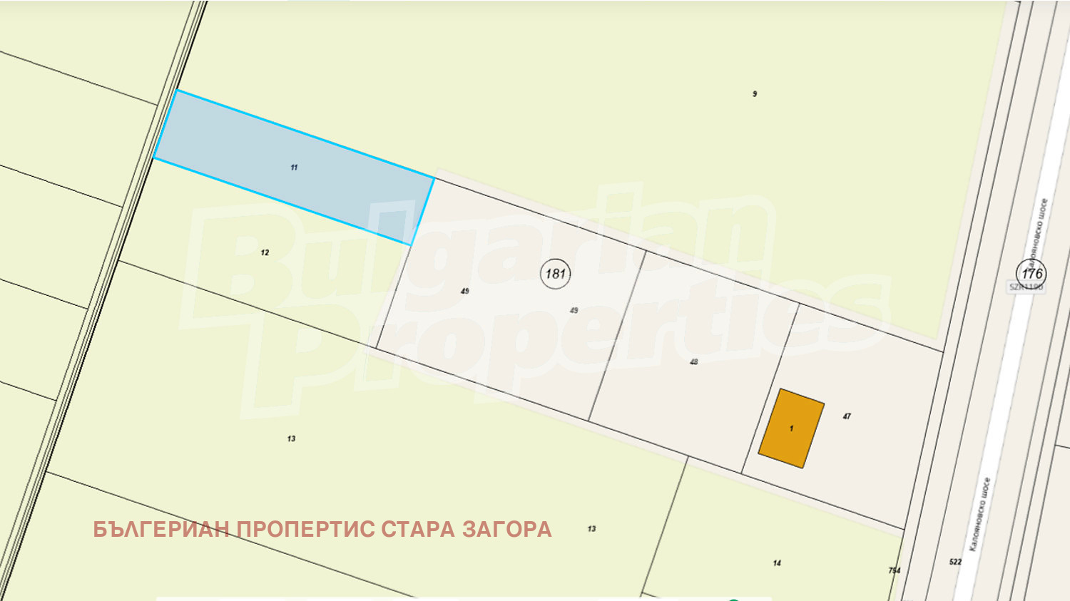 Продава ПАРЦЕЛ, гр. Стара Загора, Кольо Ганчев