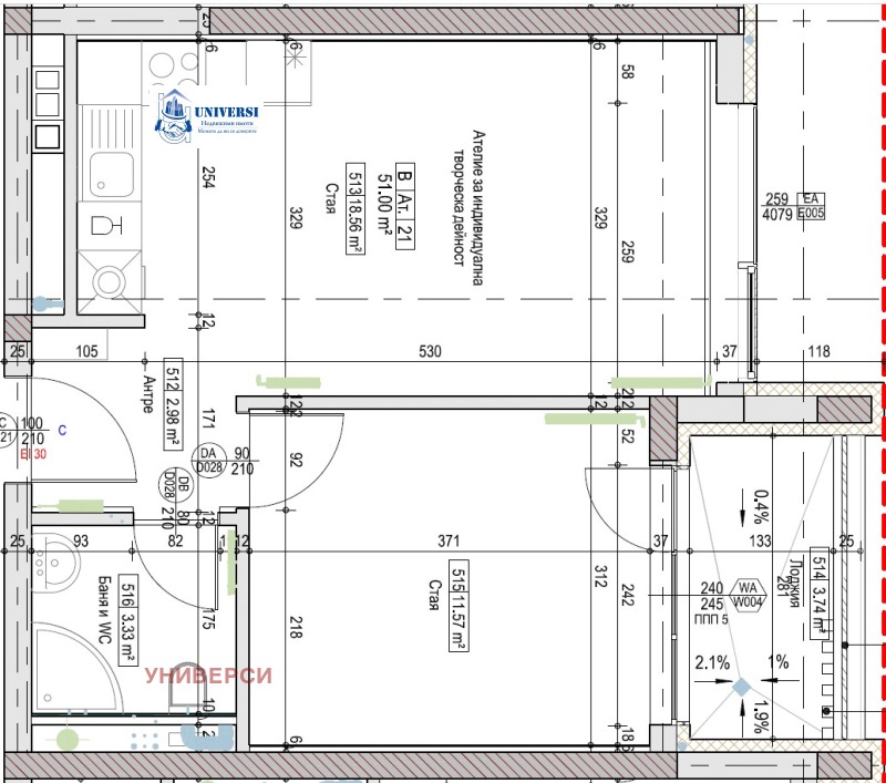 Продава 2-СТАЕН, гр. София, Зона Б-5, снимка 15 - Апартаменти - 53121763