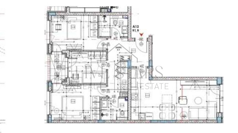 Продава 4-СТАЕН, гр. Варна, Виница, снимка 3 - Апартаменти - 53083211