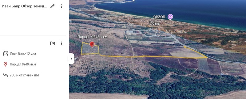 For Sale  Plot region Burgas , Obzor , 9748 sq.m | 12742385 - image [3]