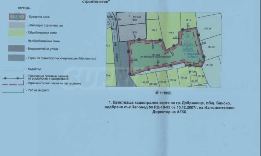 Продава ПАРЦЕЛ, гр. Добринище, област Благоевград, снимка 9 - Парцели - 55804184