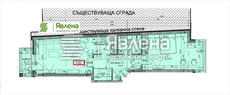 Продава 2-СТАЕН, гр. София, Бъкстон, снимка 1 - Aпартаменти - 49564442