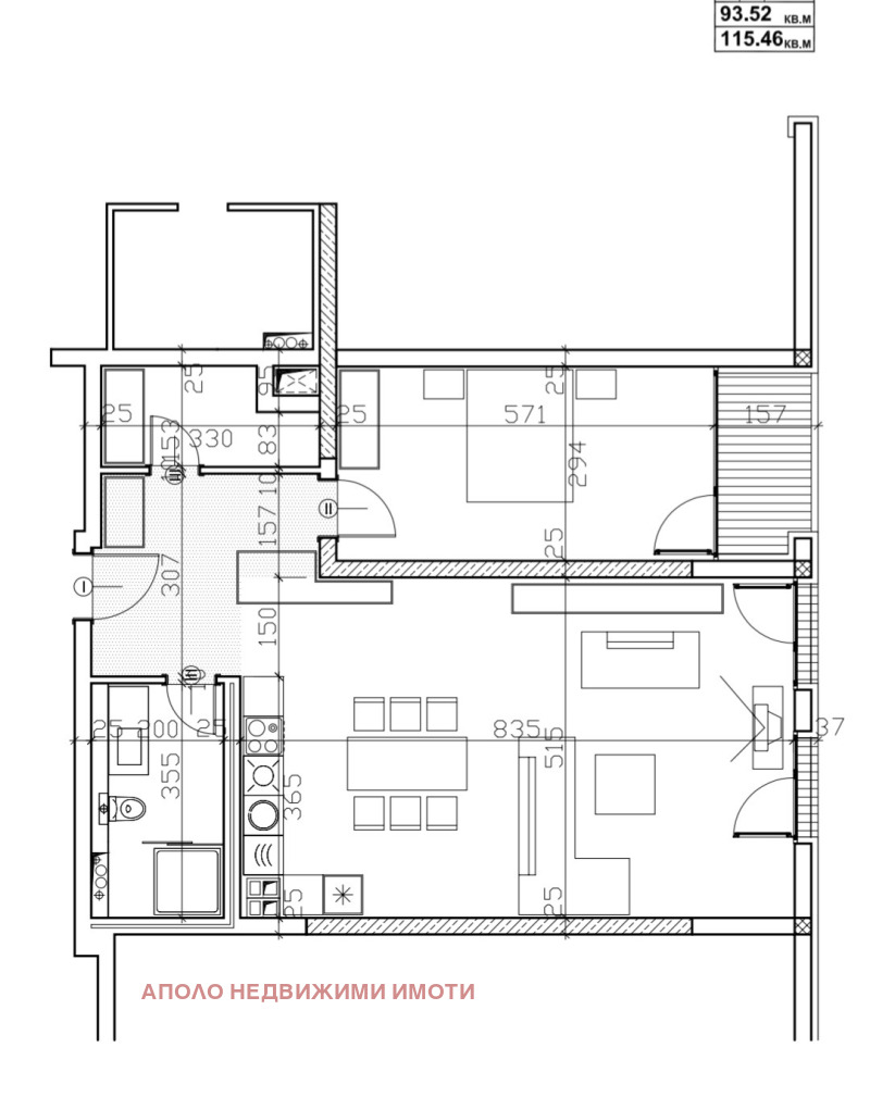 Eladó  1 hálószoba Sofia , Borovo , 115 négyzetméter | 25819434 - kép [15]
