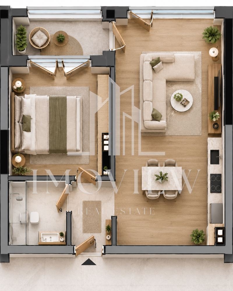 Продава 2-СТАЕН, гр. Варна, Изгрев, снимка 5 - Апартаменти - 56718893