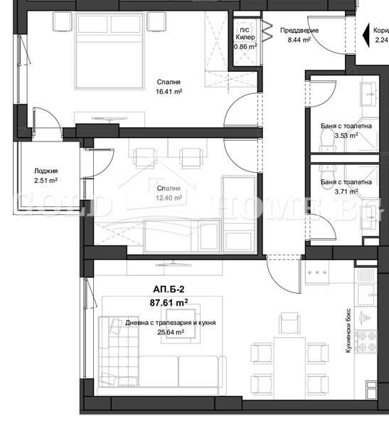 For Sale  2 bedroom Plovdiv , Kyuchuk Parizh , 95 sq.m | 40366859 - image [5]