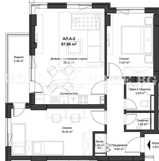 For Sale  2 bedroom Plovdiv , Kyuchuk Parizh , 95 sq.m | 40366859 - image [4]