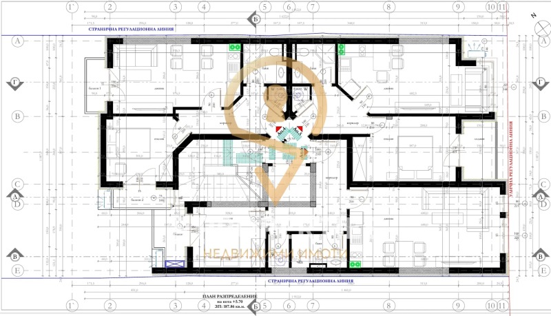 Продава 2-СТАЕН, гр. Варна, Гранд Мол, снимка 3 - Апартаменти - 53234143