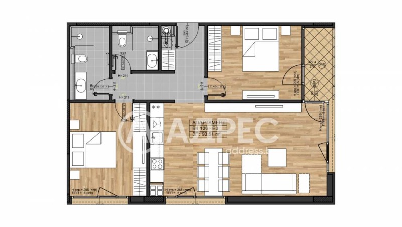 Na sprzedaż  2 sypialnie Sofia , Bojana , 116 mkw | 28723826 - obraz [4]