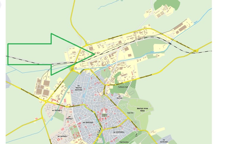 Продава ПАРЦЕЛ, гр. Търговище, Промишлена зона