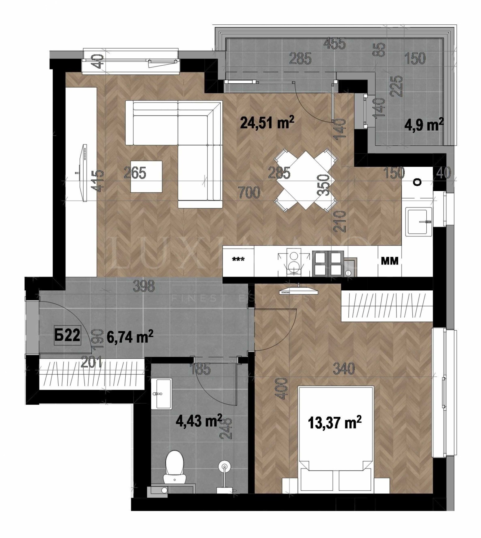 Продава 2-СТАЕН, гр. София, Кръстова вада, снимка 3 - Апартаменти - 53616274