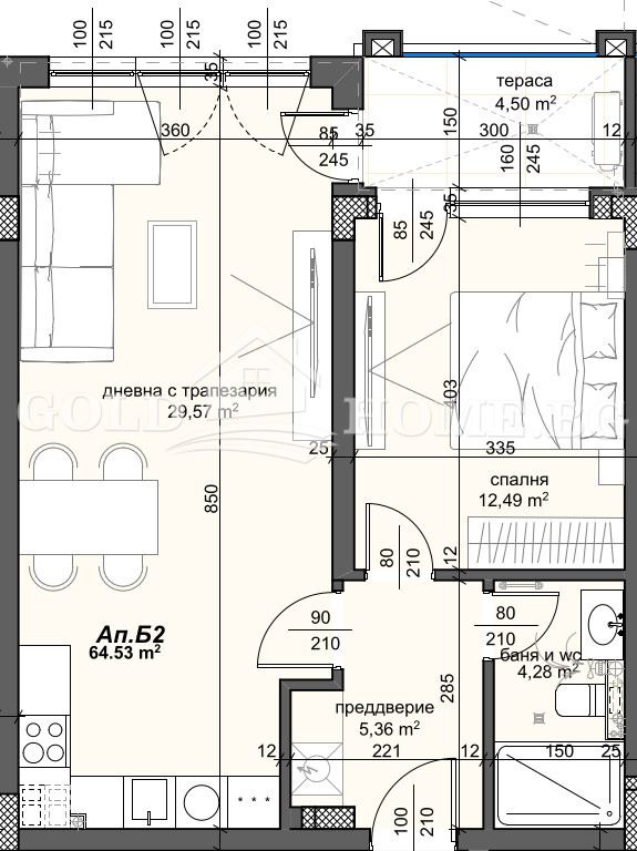 Продава 2-СТАЕН, гр. Пловдив, Тракия, снимка 7 - Aпартаменти - 48763704