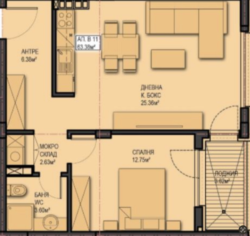 De vânzare  1 dormitor Sofia , Mladost 4 , 78 mp | 41378506