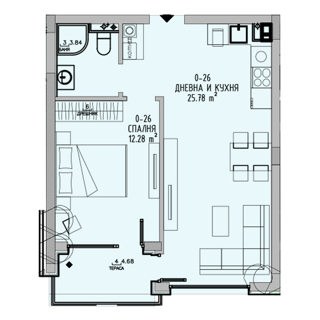 Продава  2-стаен град София , Малинова долина , 66 кв.м | 95381767 - изображение [3]