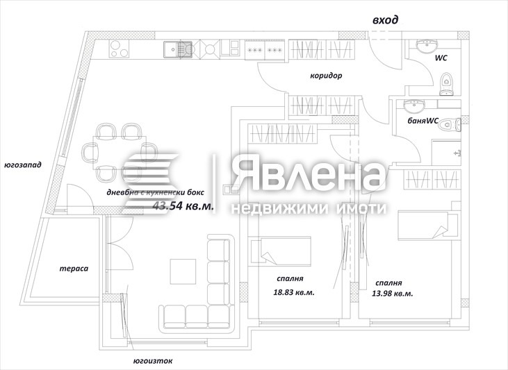 Na sprzedaż  2 sypialnie Sofia , Dianabad , 136 mkw | 86258182 - obraz [9]