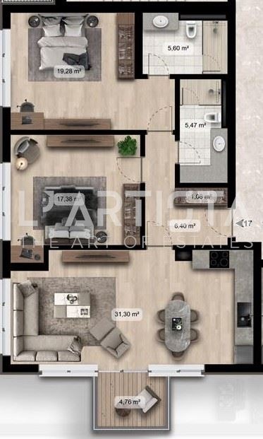 Продава 3-СТАЕН, гр. София, Дружба 2, снимка 2 - Апартаменти - 55099210