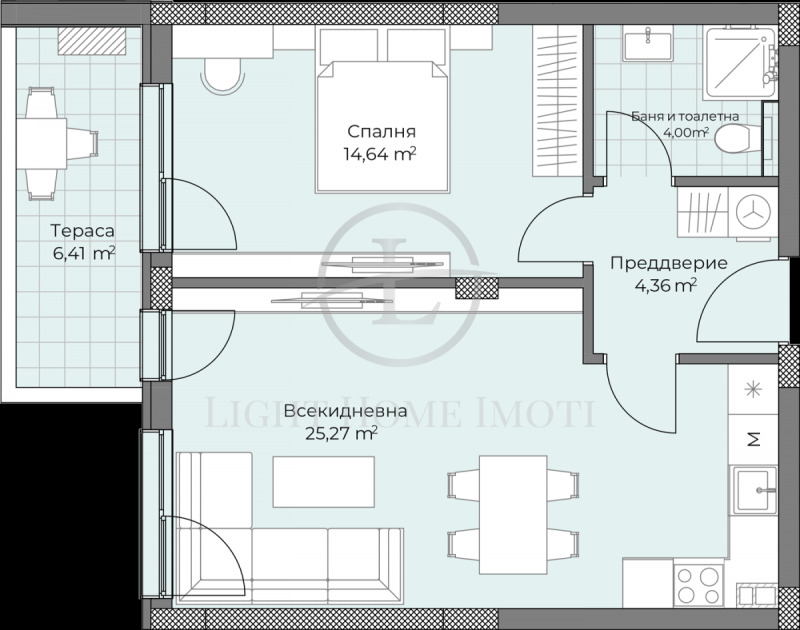 Til salg  1 soveværelse Plovdiv , Ostromila , 73 kvm | 53819141 - billede [6]