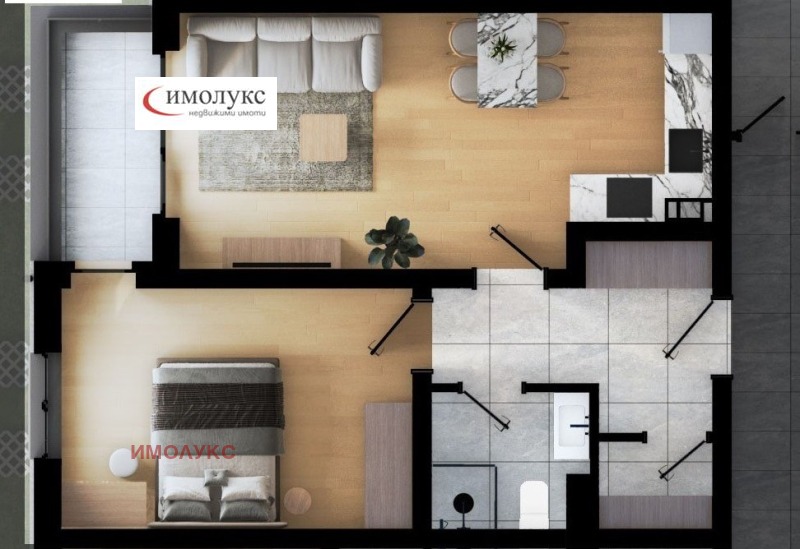Продава  2-стаен град София , Дружба 2 , 70 кв.м | 71006558 - изображение [2]