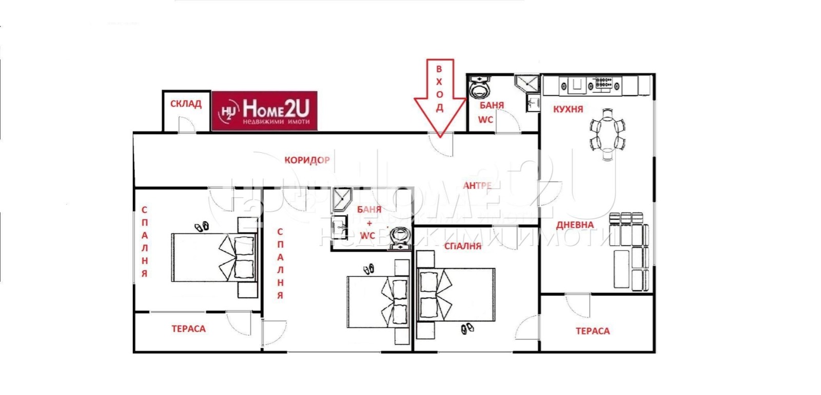 Продава 2-СТАЕН, гр. Бургас, Долно Езерово, снимка 2 - Апартаменти - 53762011