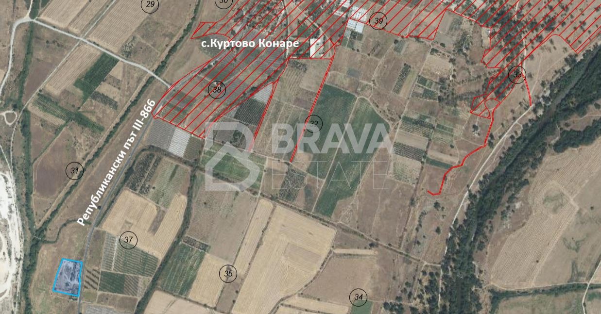 Продава ПАРЦЕЛ, с. Куртово Конаре, област Пловдив, снимка 2 - Парцели - 54112095