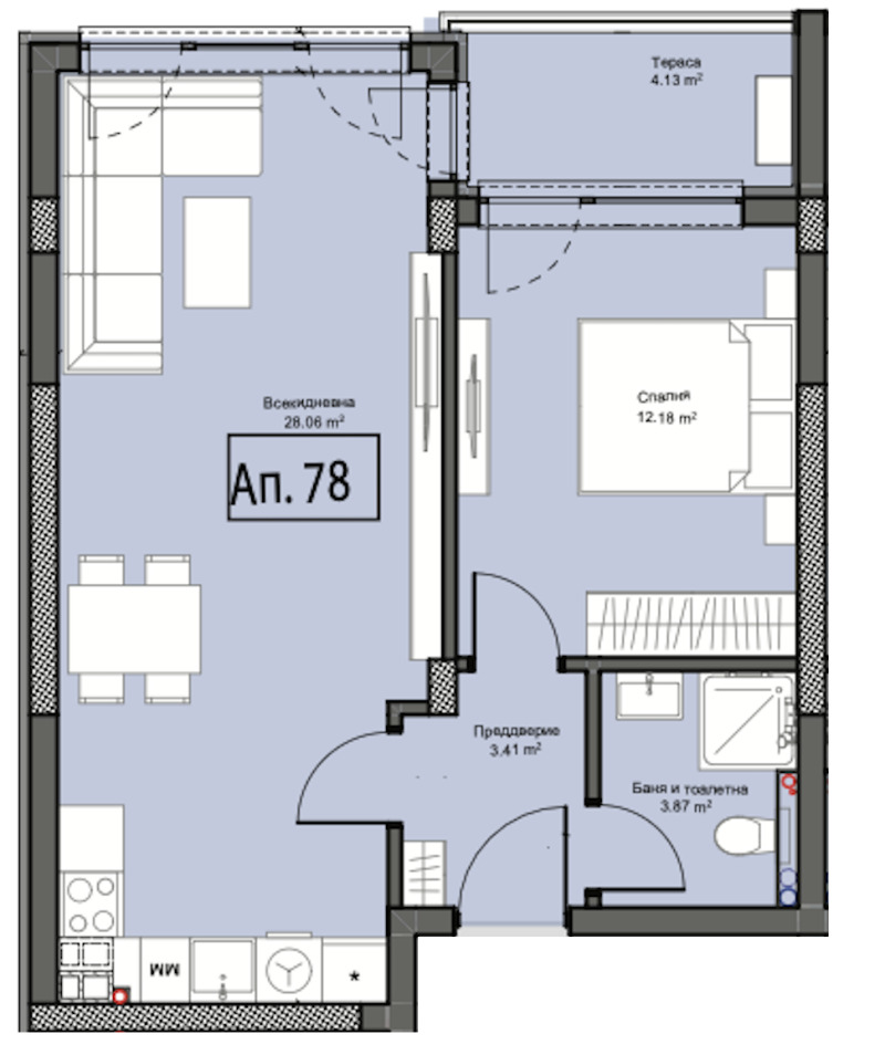 Продава 2-СТАЕН, гр. Пловдив, Христо Смирненски, снимка 2 - Aпартаменти - 49284342