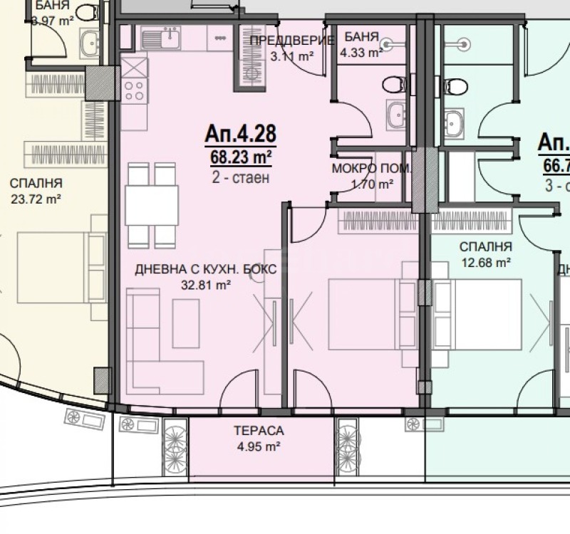 For Sale  1 bedroom Sofia , Dianabad , 89 sq.m | 76911868 - image [4]