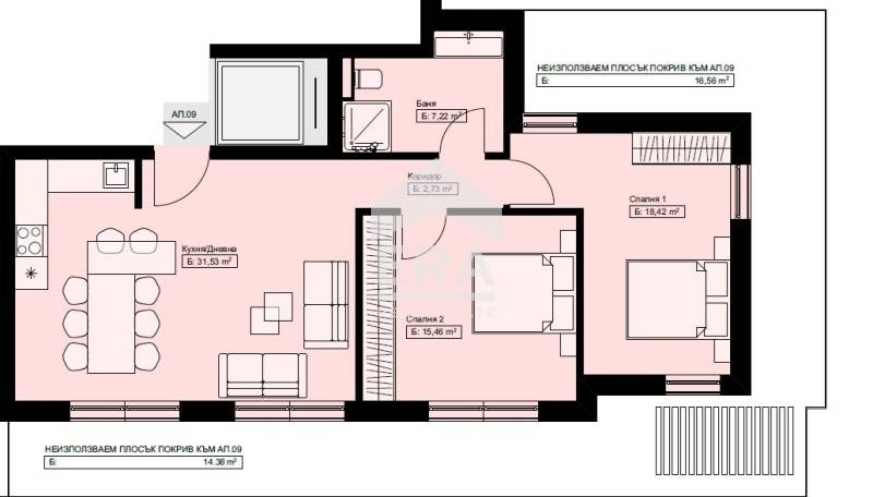 Продава 3-СТАЕН, гр. София, Обеля, снимка 3 - Апартаменти - 54341766