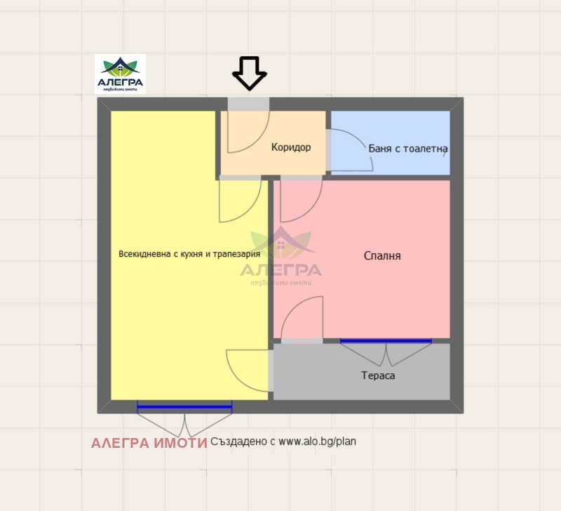Till salu  1 sovrum Pazardjik , Promisjlena zona , 66 kvm | 36740766 - bild [2]