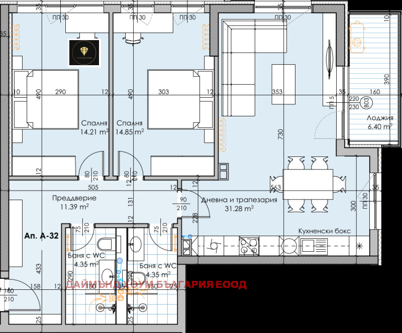 Продава 3-СТАЕН, гр. Пловдив, Кършияка, снимка 2 - Aпартаменти - 48123288