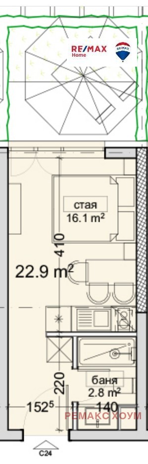 For Sale  Studio Varna , Vladislav Varnenchik 1 , 26 sq.m | 57308583 - image [3]