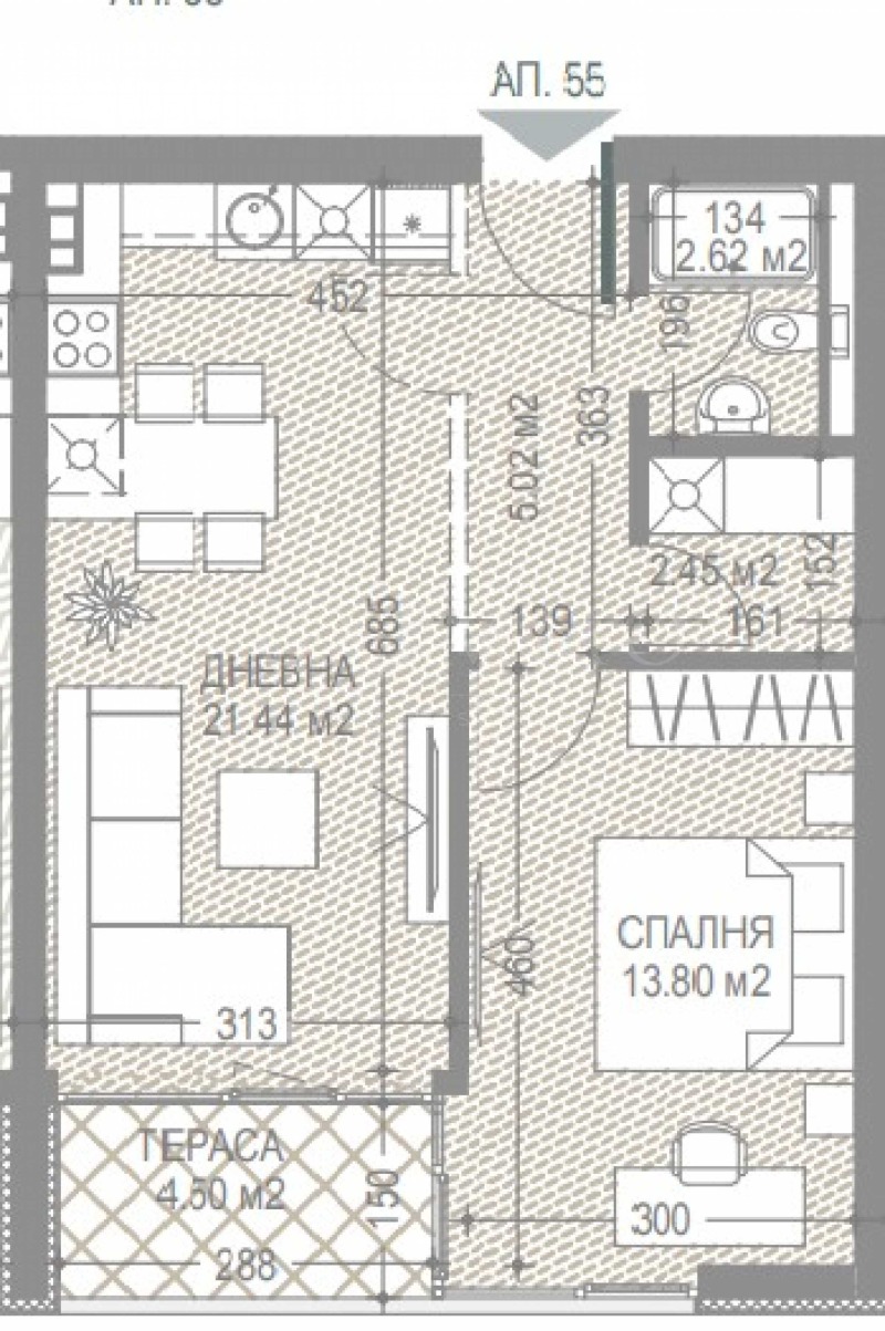 Продава 2-СТАЕН, гр. София, Малинова долина, снимка 16 - Апартаменти - 52195911