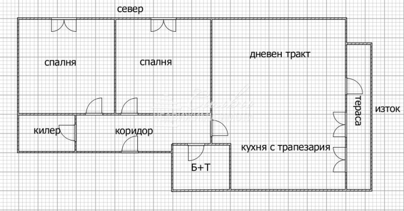 Til salg  2 soveværelser Shumen , Tsentar , 82 kvm | 71440943 - billede [4]