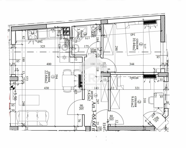 Продава 3-СТАЕН, гр. Варна, Погреби, снимка 2 - Апартаменти - 55818222