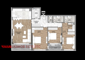 3 slaapkamers Mladost 4, Sofia