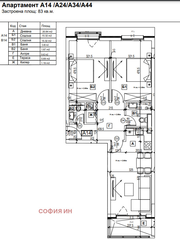 Продава 3-СТАЕН, гр. София, Овча купел, снимка 10 - Aпартаменти - 46882160