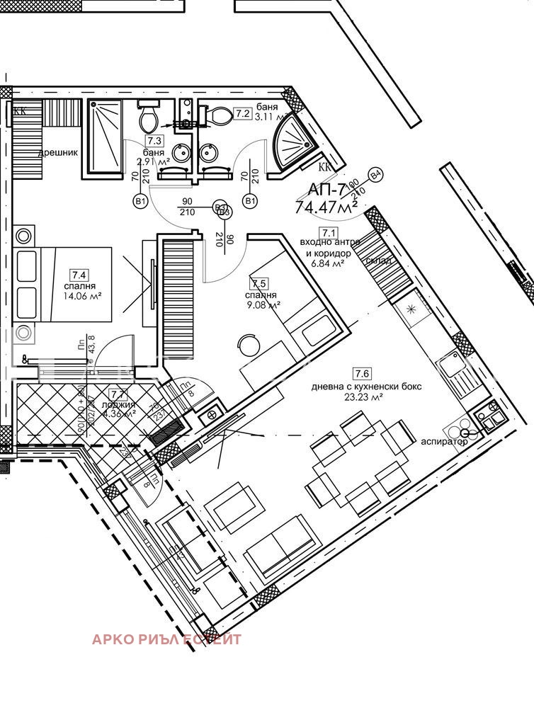 Продава  3-стаен град София , Дървеница , 88 кв.м | 43663671 - изображение [11]