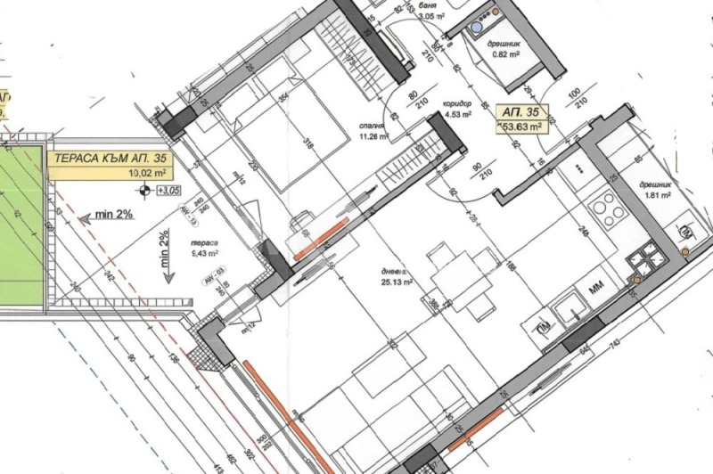 Til salg  1 soveværelse Sofia , Mladost 4 , 62 kvm | 36447350