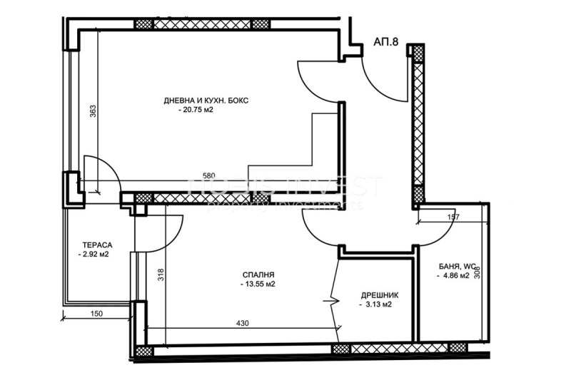 For Sale  1 bedroom Plovdiv , Kamenitsa 1 , 74 sq.m | 87675596 - image [2]