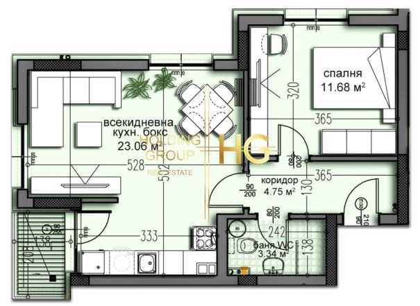 Продава 2-СТАЕН, гр. Варна, Цветен квартал, снимка 2 - Апартаменти - 54065549