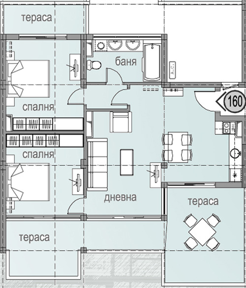 Продава 3-СТАЕН, гр. Свети Влас, област Бургас, снимка 11 - Апартаменти - 42891552