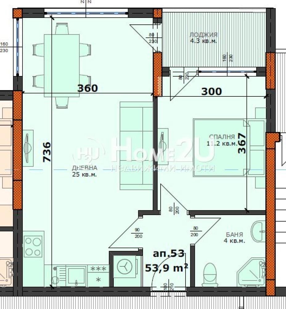 Продава 2-СТАЕН, гр. Варна, Левски 1, снимка 4 - Апартаменти - 54360800