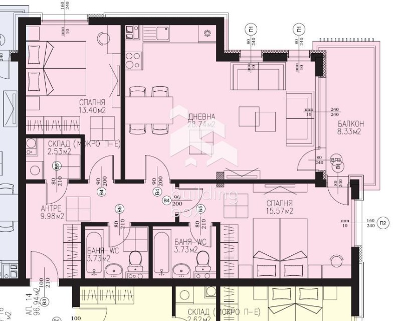 Продава 3-СТАЕН, гр. София, Драгалевци, снимка 3 - Aпартаменти - 49387106