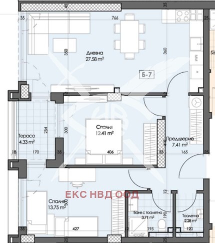 Продава  3-стаен, град Пловдив, Кършияка •  117 560 EUR • ID 48383239 — holmes.bg - [1] 