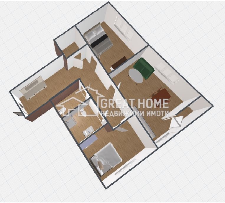 Продава 3-СТАЕН, гр. Търговище, Център, снимка 3 - Апартаменти - 51908296