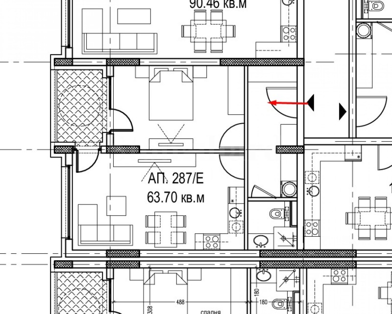 Продава 2-СТАЕН, гр. София, Обеля, снимка 2 - Апартаменти - 53154246