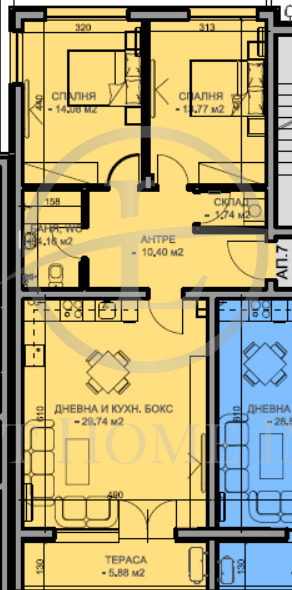 Til salg  2 soveværelser Plovdiv , Kyuchuk Parizh , 104 kvm | 86410818 - billede [6]