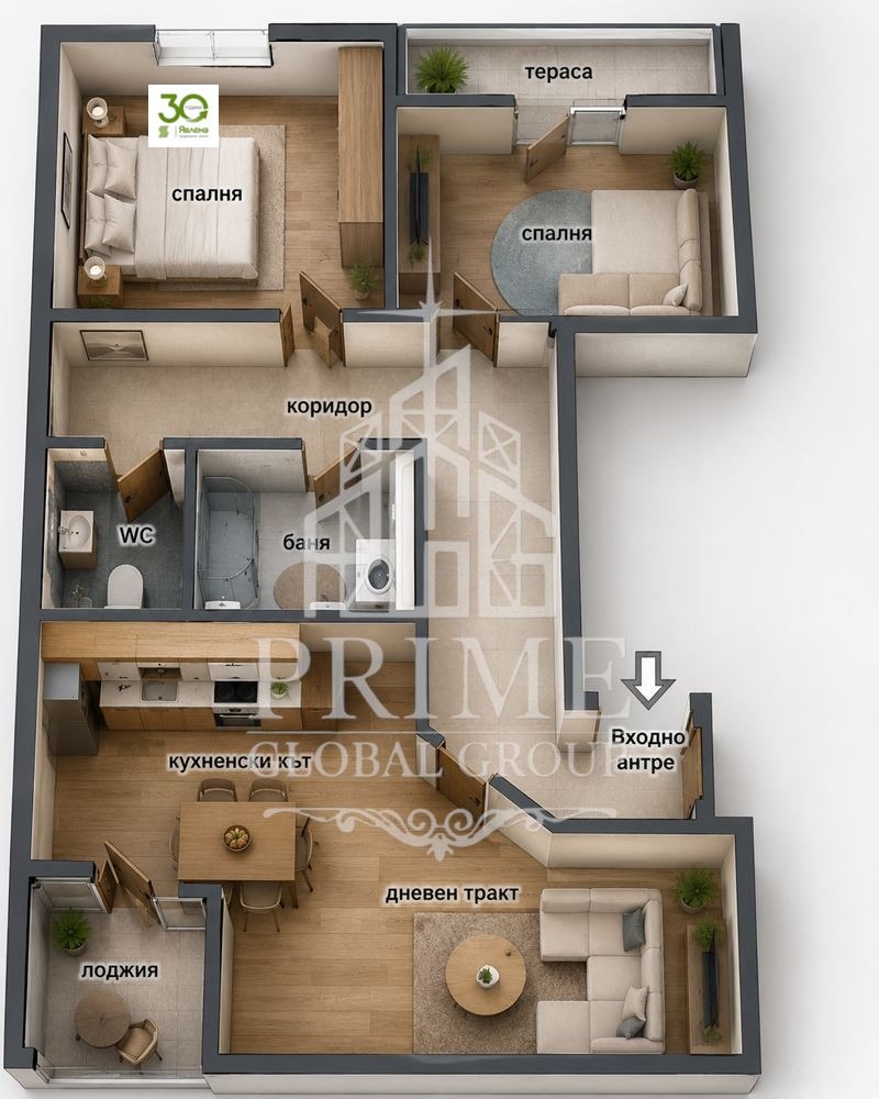 Продава 3-СТАЕН, гр. Варна, Виница, снимка 6 - Апартаменти - 55347469